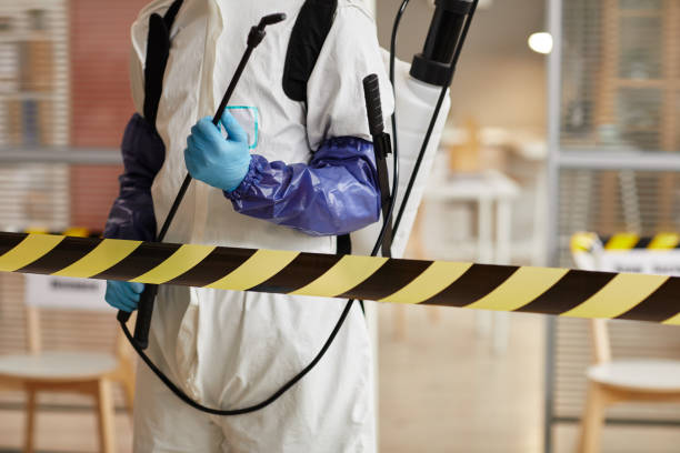 Professional Biohazard Cleanup technician working in Sparta, GA
